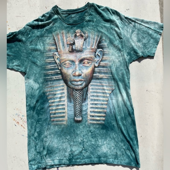 Men's The Mountain T-Shirt Multicolor Pharaoh 2XL USA NAS Egypt Oversized TieDye - Picture 5 of 10